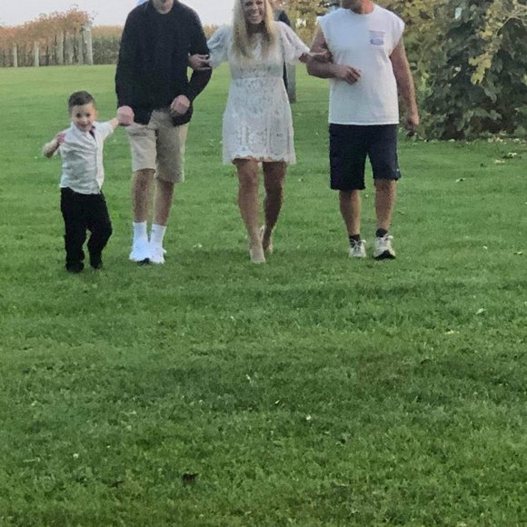 Lulu's Pearson White Lace Short Sleeve dress - Picture 4 of 6